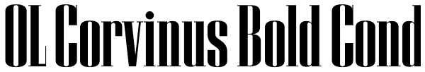 OL Corvinus Bold Cond Font