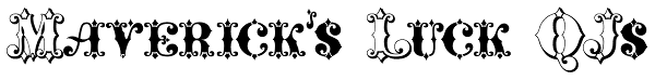 Maverick's Luck QJs Font