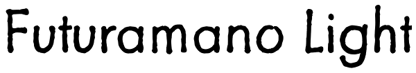 Futuramano Light Font