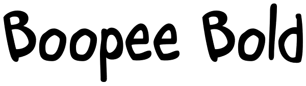 Boopee Bold Font