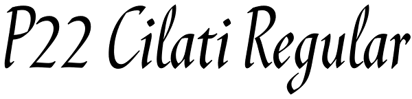 P22 Cilati Regular Font