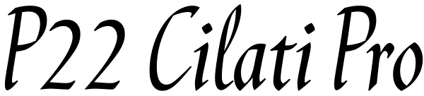 P22 Cilati Pro Font