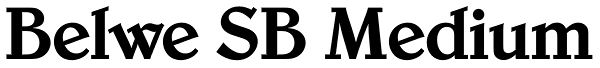 Belwe SB Medium Font