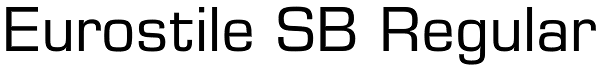 Eurostile SB Regular Font