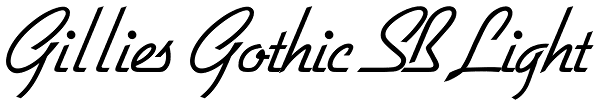 Gillies Gothic SB Light Font