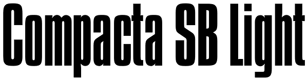 Compacta SB Light Font