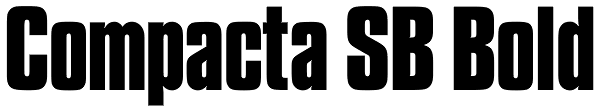 Compacta SB Bold Font