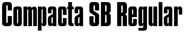 Compacta SB Regular Font