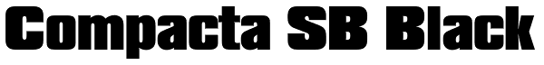 Compacta SB Black Font