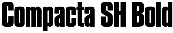 Compacta SH Bold Font