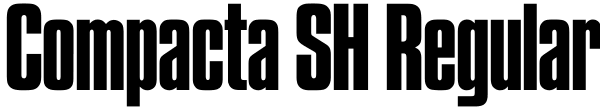 Compacta SH Regular Font