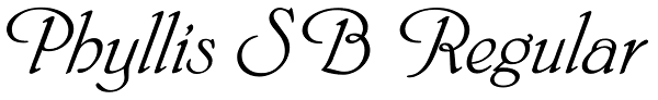 Phyllis SB Regular Font