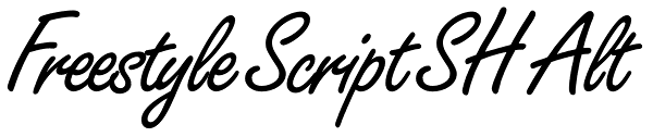 Freestyle Script SH Alt Font