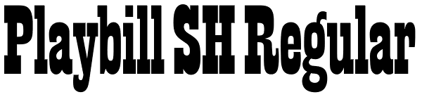 Playbill SH Regular Font