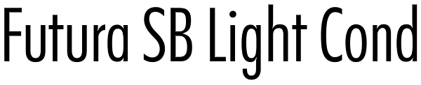 Futura SB Light Cond Font