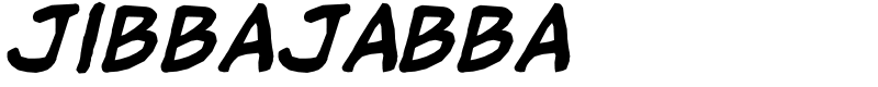 jibbajabba Font