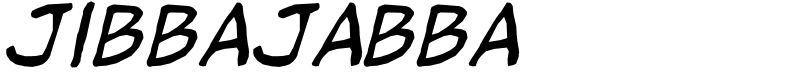 jibbajabba Font