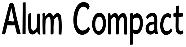 Alum Compact Font