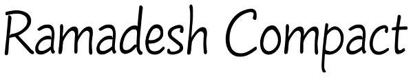 Ramadesh Compact Font