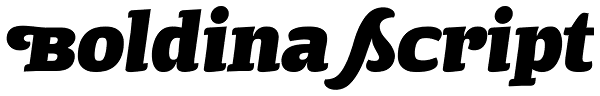 Boldina Script Font