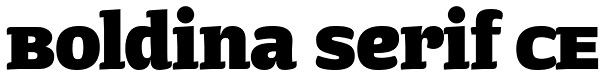 Boldina Serif CE Font