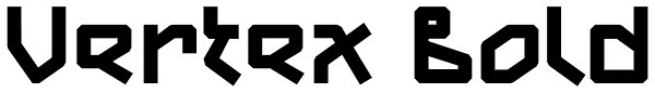 Vertex Bold Font