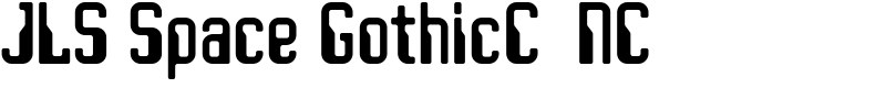 JLS Space GothicC  NC Font