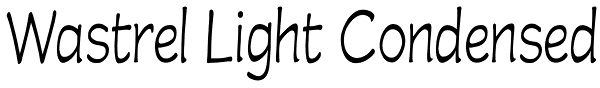 Wastrel Light Condensed Font