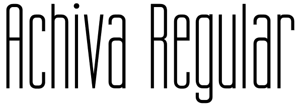 Achiva Regular Font