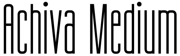 Achiva Medium Font