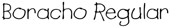 Boracho Regular Font