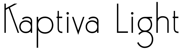 Kaptiva Light Font