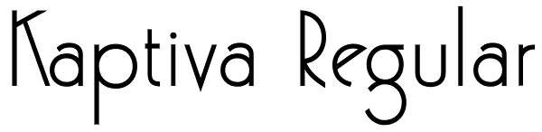 Kaptiva Regular Font