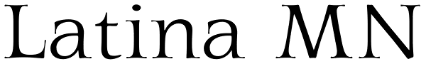 Latina MN Font