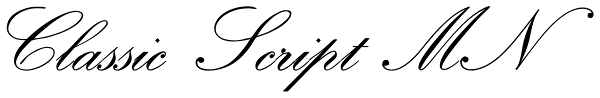 Classic Script MN Font