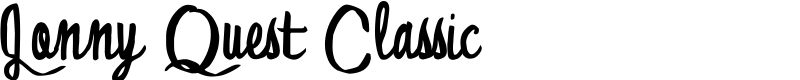 Jonny Quest Classic Font