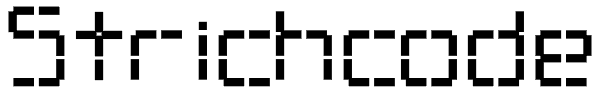 Strichcode Font
