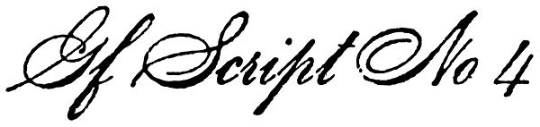 Gf Script No 4 Font