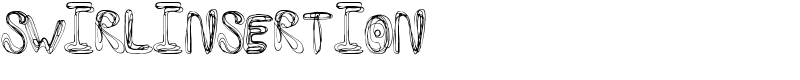 SwirlInsertion Font