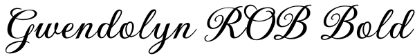 Gwendolyn ROB Bold Font