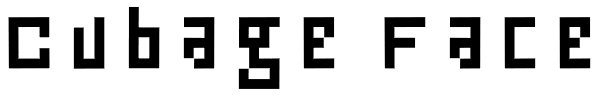 Cubage Face Font