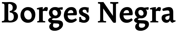 Borges Negra Font