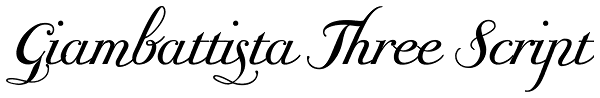 Giambattista Three Script Font