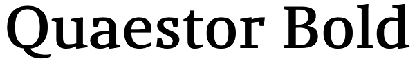 Quaestor Bold Font