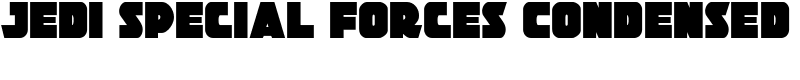 Jedi Special Forces Condensed Font