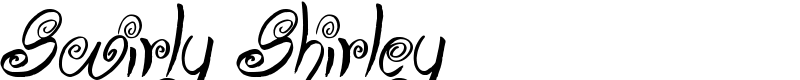 Swirly Shirley Font