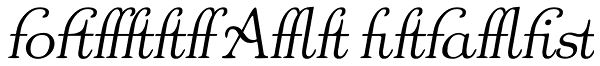 Odette Alt Italic Font