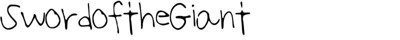 SwordoftheGiant Font