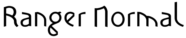 Ranger Normal Font