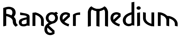 Ranger Medium Font